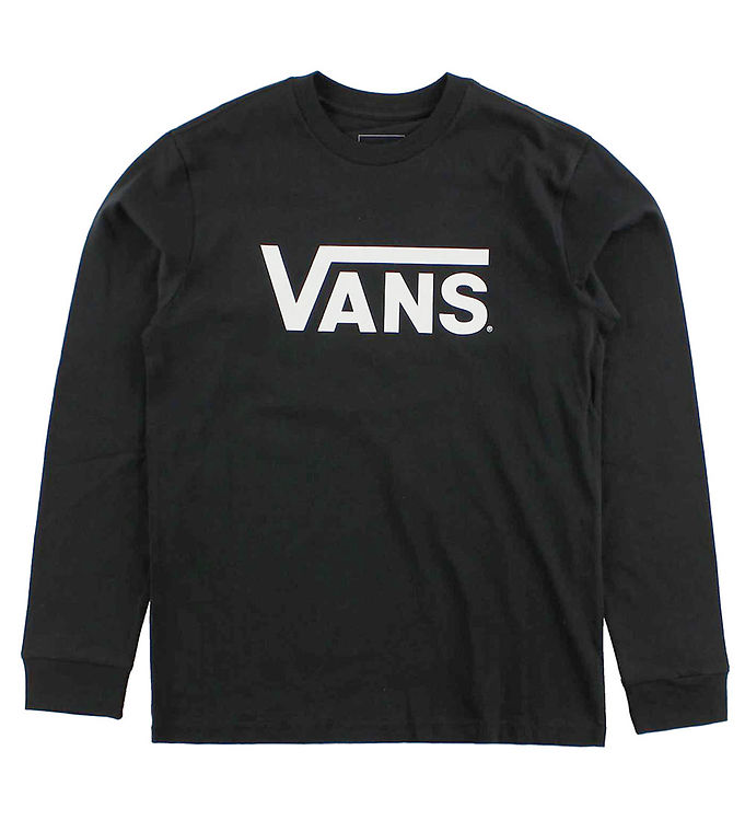 #3 - Vans Bluse - Sort m. Hvid Logo