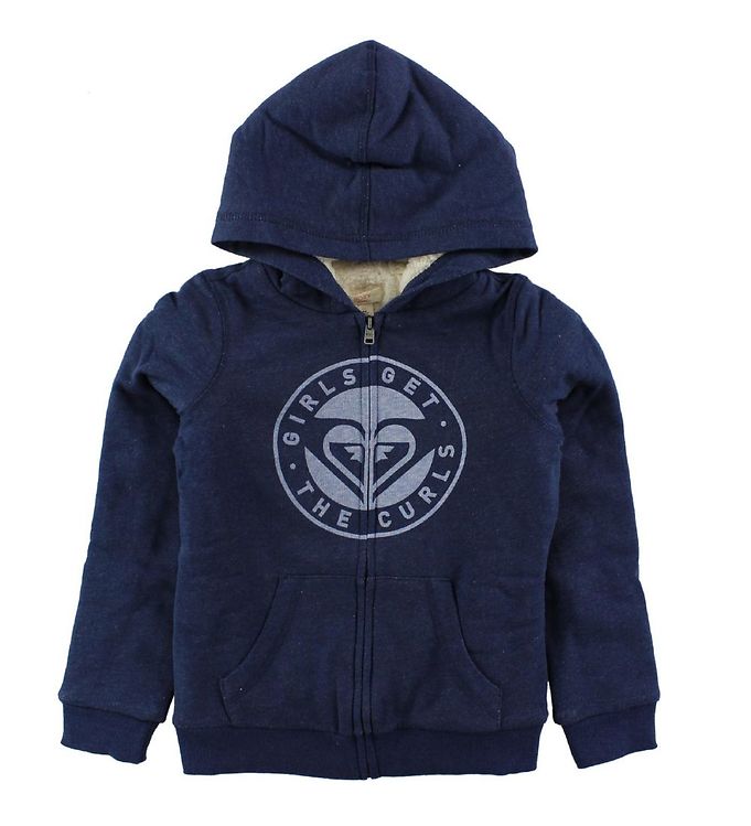 Image of Roxy Cardigan m. Hætte - Memorize - Navymeleret m. Logo (82507-445209)