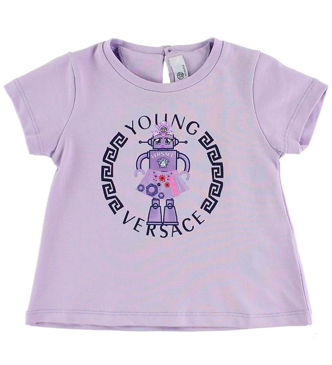 Billede af Young Versace T-shirt - Lavendel m. Robot
