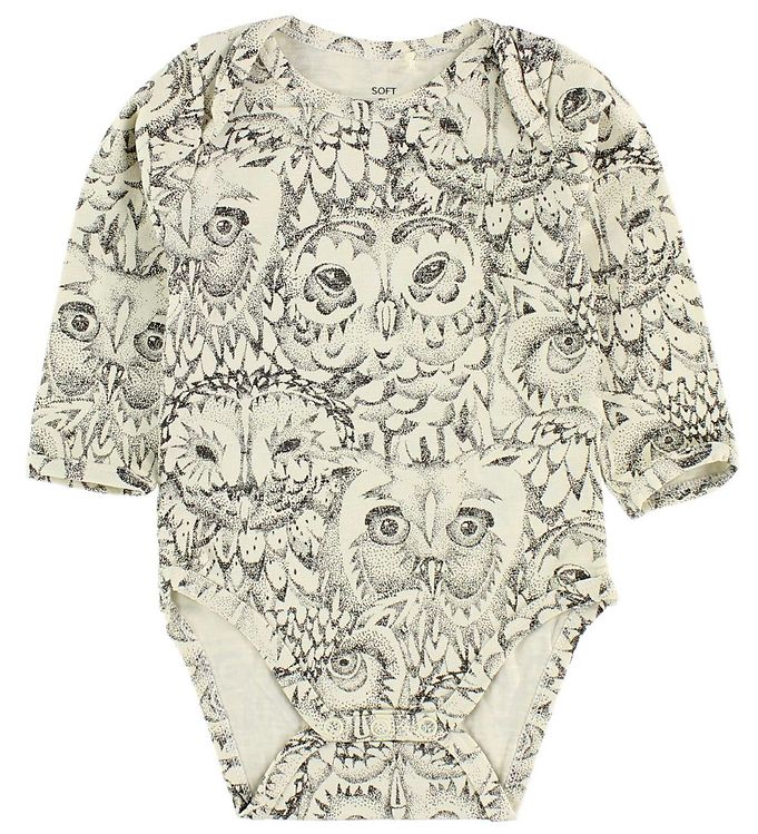 #2 - Soft Gallery - Bob Body AOP OWL - Cream - 62/3 mdr.