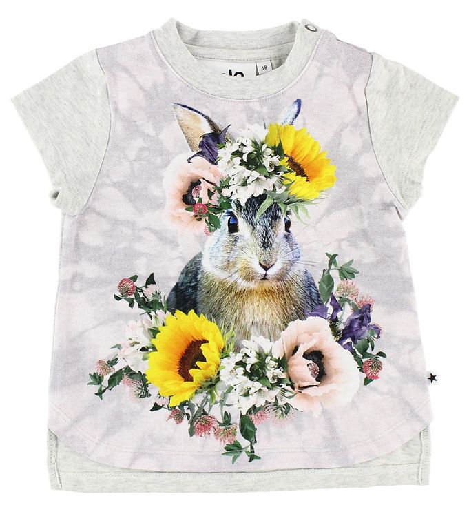 Molo T-shirt - Erin - Flower Bunny