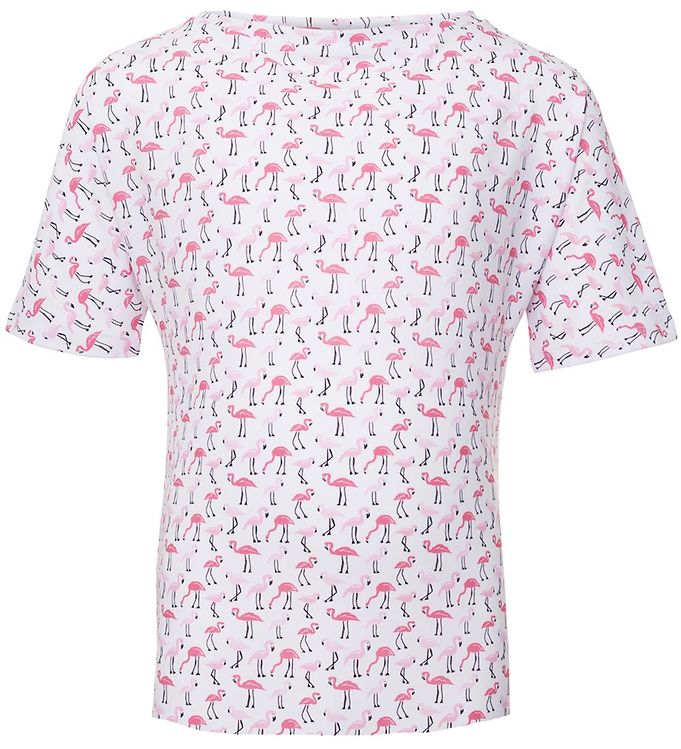 #2 - Petit Crabe Badebluse - Luna - UV50+ - Creme m. Flamingo