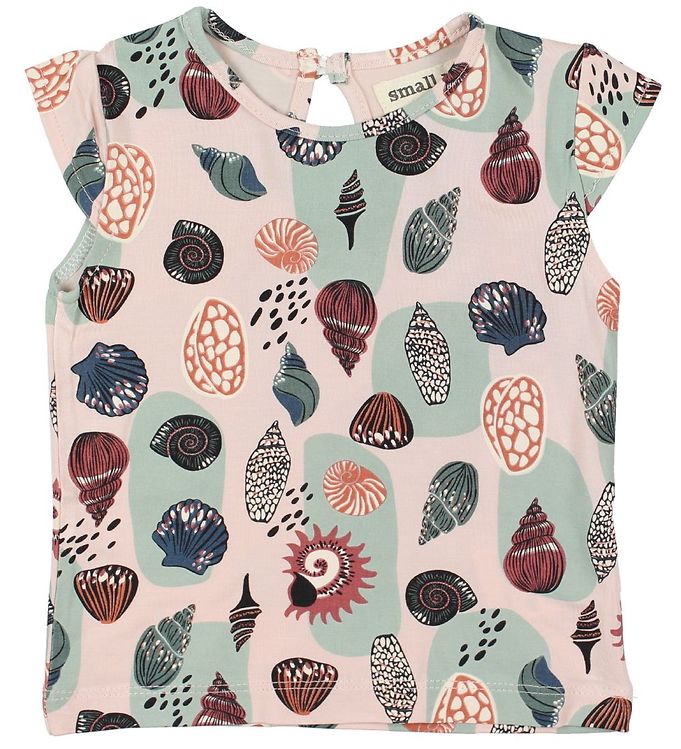 Image of Small Rags T-shirt - Grace - Rosa m. Print - 62 - Small Rags T-Shirt (100814-551714)
