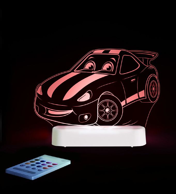 Billede af Aloka Natlampe - Sleepy Lights - 15x12 - Racerbil - OneSize - Aloka Lampe
