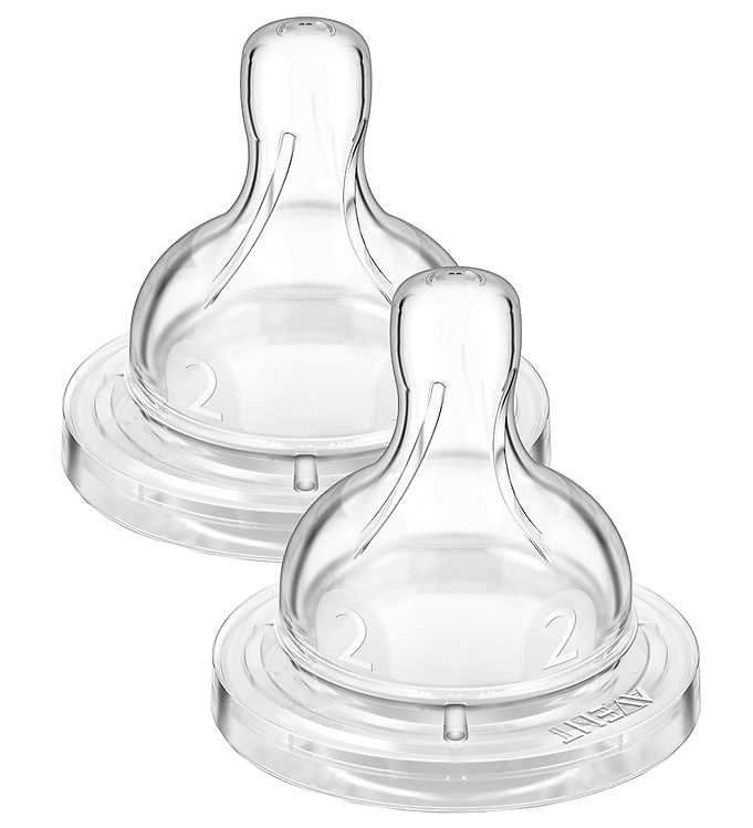 Image of Philips Avent Flaskesutter - 2-pak - Classic+ - Slow Flow - 1+ mdr - Philips Avent Flaskesut (104982-574784)