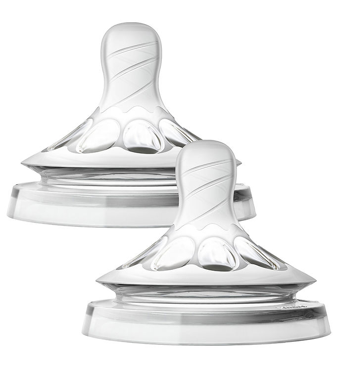 Image of Philips Avent Flaskesutter - 2-pak - Natural - Slow Flow (104973-574775)