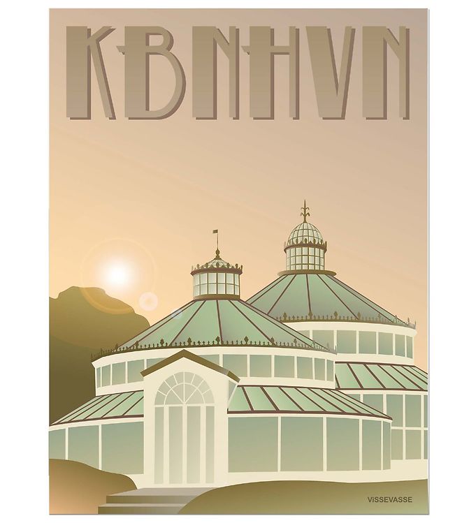 Vissevasse Plakat - 30x40 - København - Botanisk Have