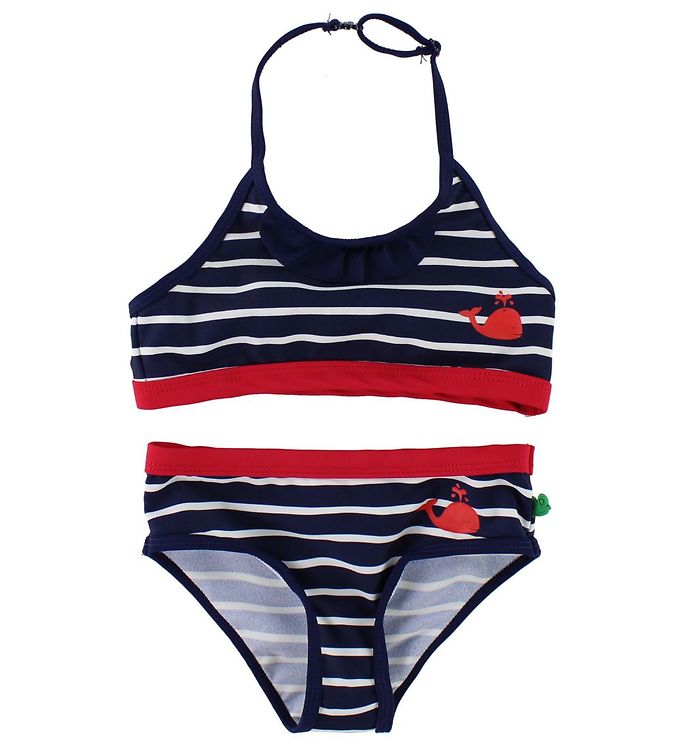 Image of Freds World Bikini - UV50+ - Navy/Hvidstribet - 5 år (110) - Freds World Bikini (105595-577681)