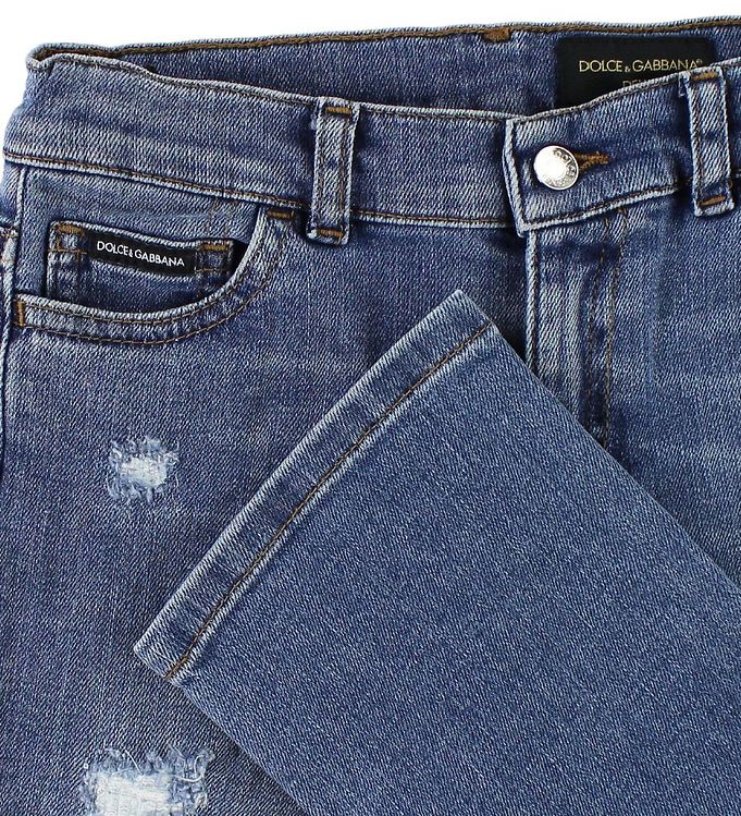 Blåt mærke Dag finansiel Dolce & Gabbana Jeans - Blå Denim » Altid fri fragt i DK