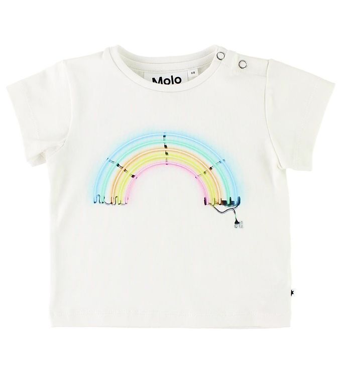 Molo T-shirt - Eddie - Neon Rainbow