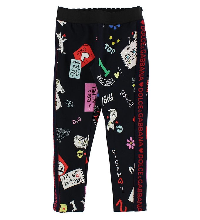 8: Dolce & Gabbana Leggings - Navy m. Print