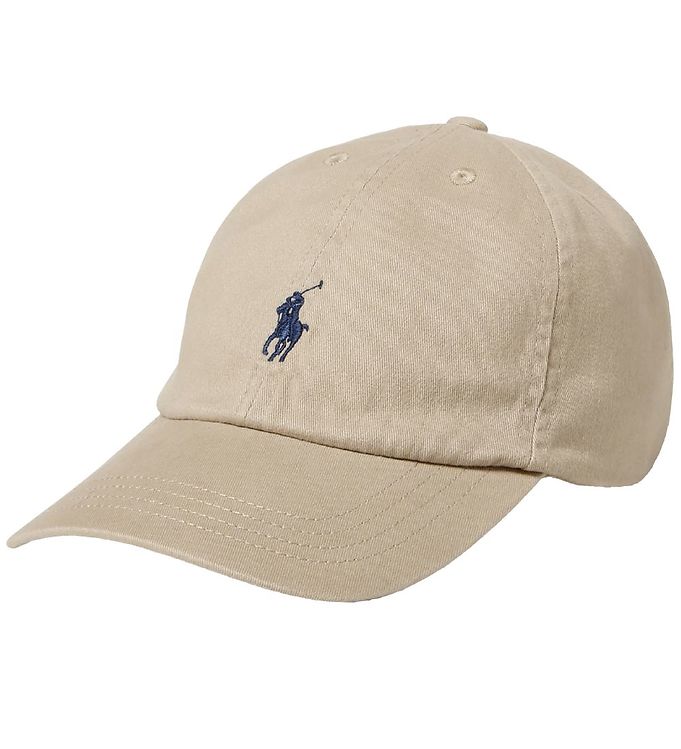 10: Polo Ralph Lauren Kasket - Khaki m. Logo