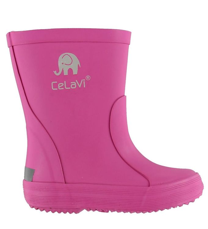 CelaVi Gummistøvler - Basic - Pink