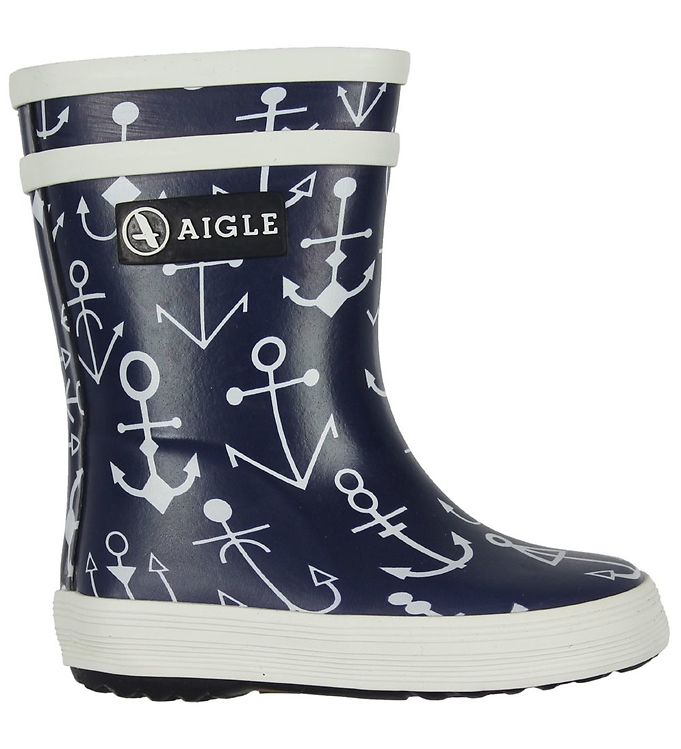 Aigle Gummistøvler - Baby Flac Kid Navy m. Anker male