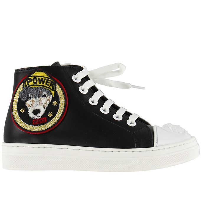 Young Versace Støvler Sort M. Patches
