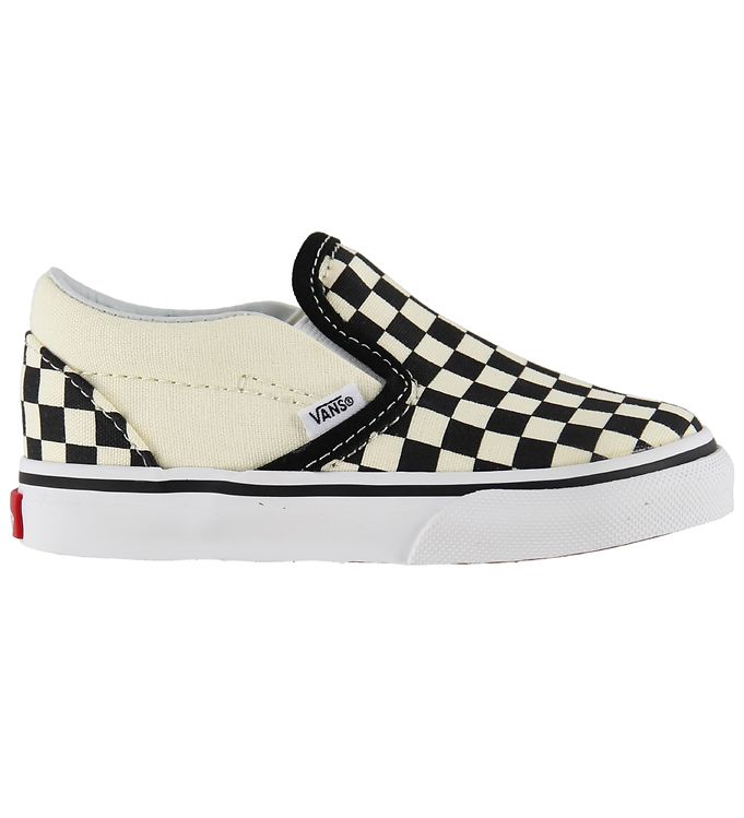 Vans Sko Slip-on Sort/Hvid Ternet | Gratis