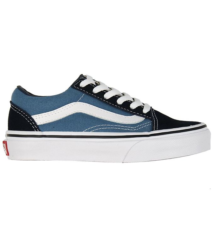 Hvad er der galt Hovedløse Møde Vans Sko - Old Skool - Navy/Hvid ✓ Altid fri fragt i DK