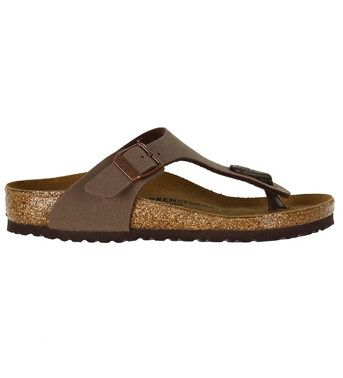 om trompet Forebyggelse Birkenstock Sandaler - Gizeh - Mocca » Fri fragt i DK