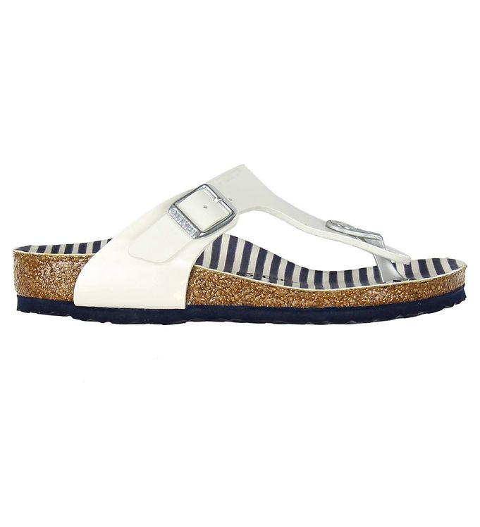 Birkenstock Sandaler – Gizeh – Nautical Stripes White