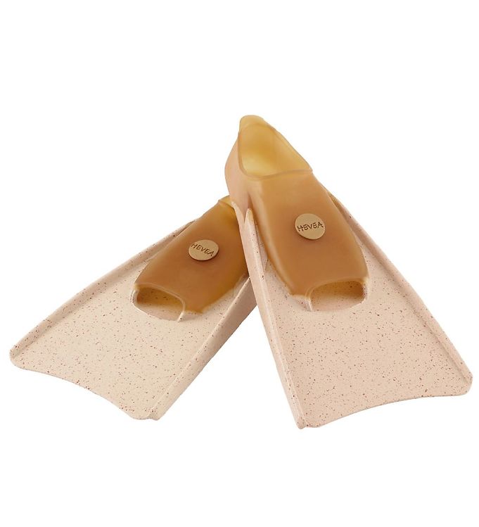 Hevea Svømmefødder Naturgummi Mottled Peach