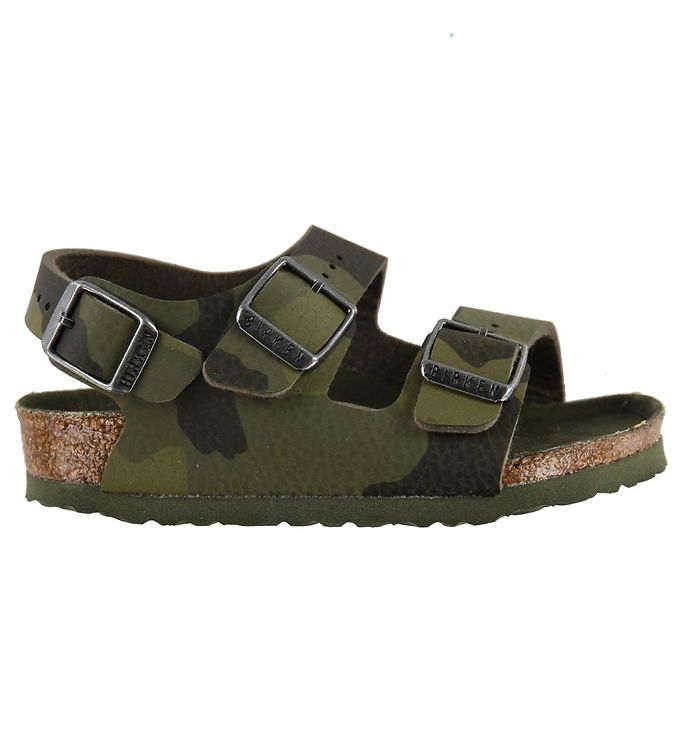 Lure Fra efterklang Birkenstock Sandaler - Milano - Desert Soil Camouflage Green