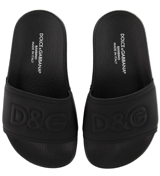 4: Dolce & Gabbana Badesandaler - Sort