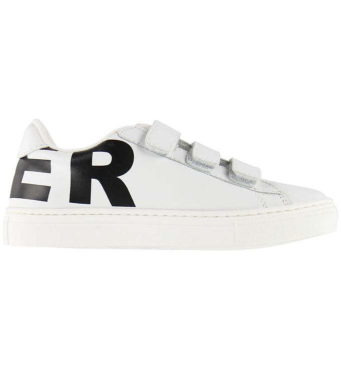 Moncler Sko Scarpa - Hvid m. Logo » Fri fragt i