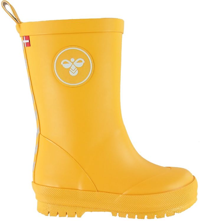 Vandret Håndværker gå Hummel Gummistøvler - HMLRubber Boot Jr - Sports Yellow