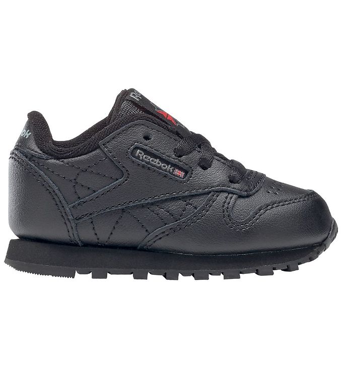 Reebok Sko - Classic Leather Sort » Altid fri fragt i DK