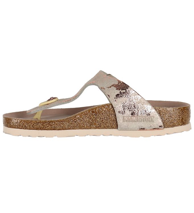 gizeh suede leather vintage metallic rose copper