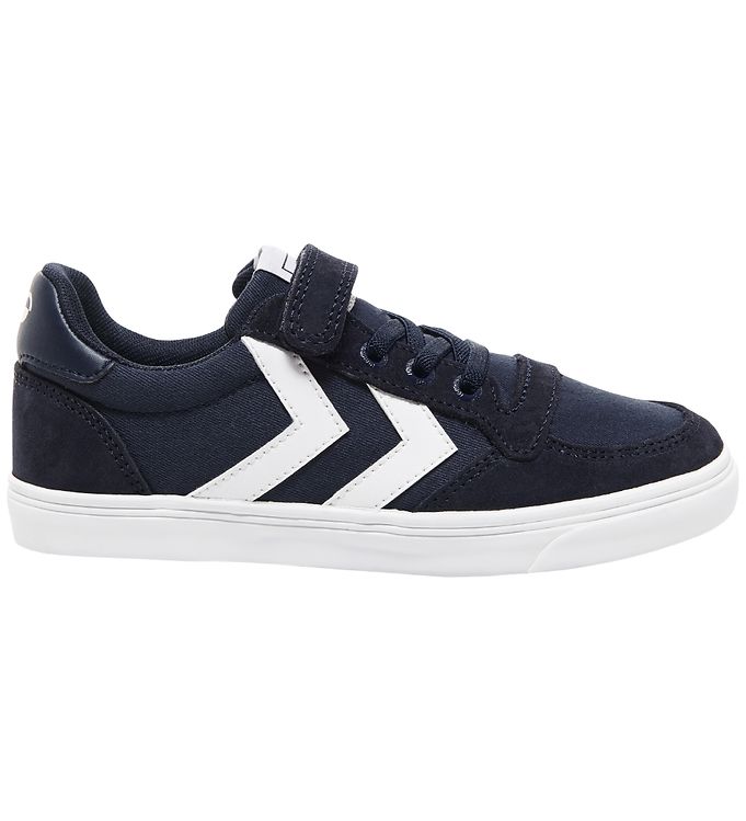 9: Hummel Sko - HMLSlimmer Stadil Low Jr - Dress Blue