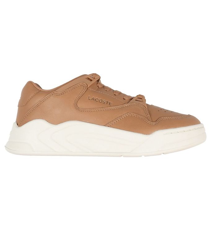 Lacoste Sko - Court Slam - Tan/Offwhite - Gratis