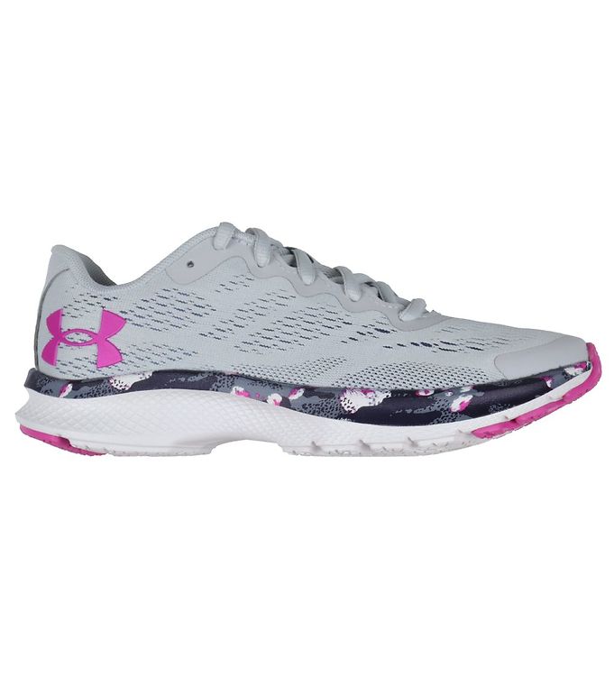 Under Armour Sko - UA GGS Charged Bandit 6 HS Halo Gray/Hvid/M female