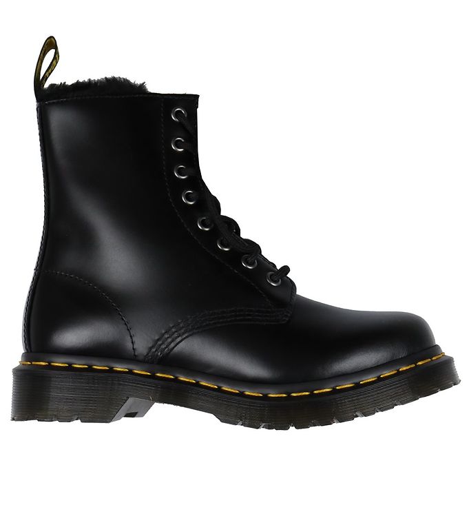 rygrad Luscious Nautisk Dr. Martens Vinterstøvler m. For - 1460 Serena - Dark Grey/Atlas