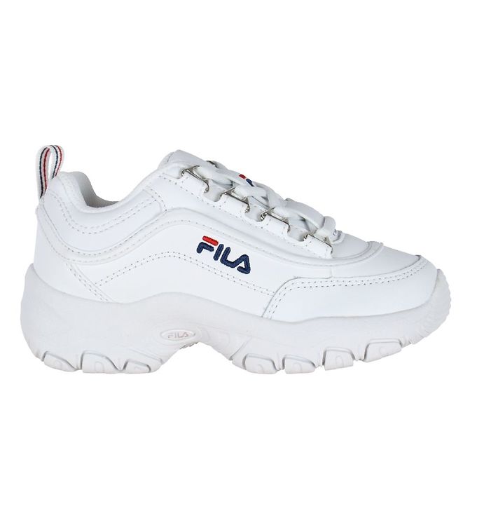 Fila Sko - Strada Low Kids White » Fri fragt DK