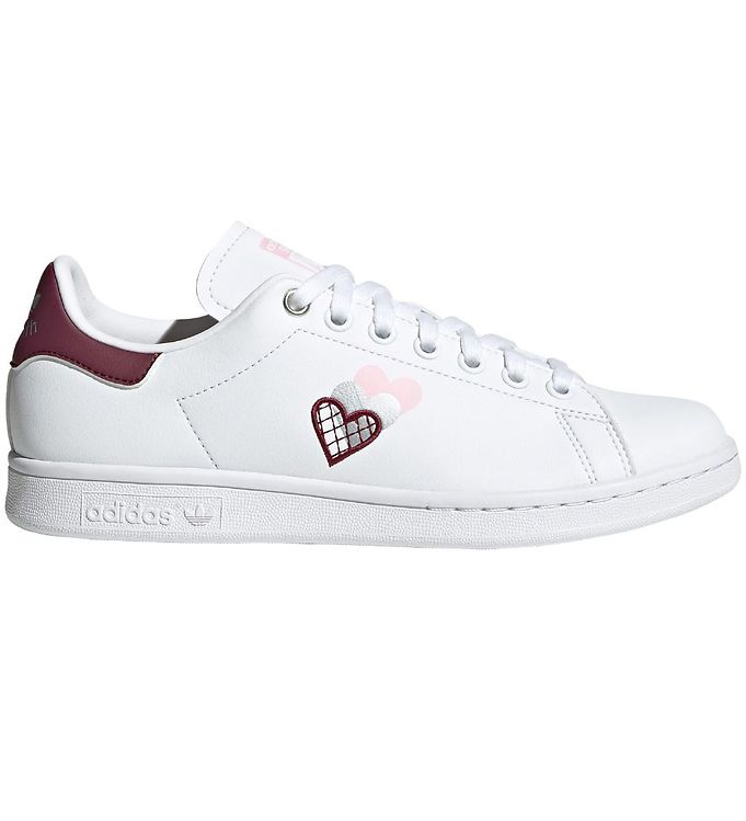 Adidas Originals Sko Stan Smith Cloud White Victory Crimso