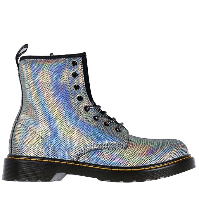 lag kobling noget Dr. Martens Støvler - 1460 Y - Silver » Fri fragt i Danmark