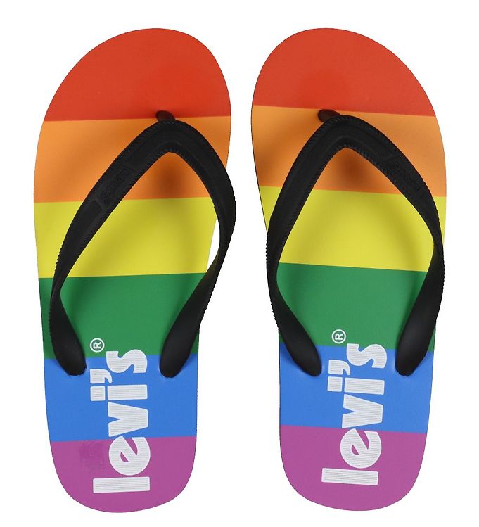 4: Levis Klipklapper - South Beach 2.0 - Black/Rainbow