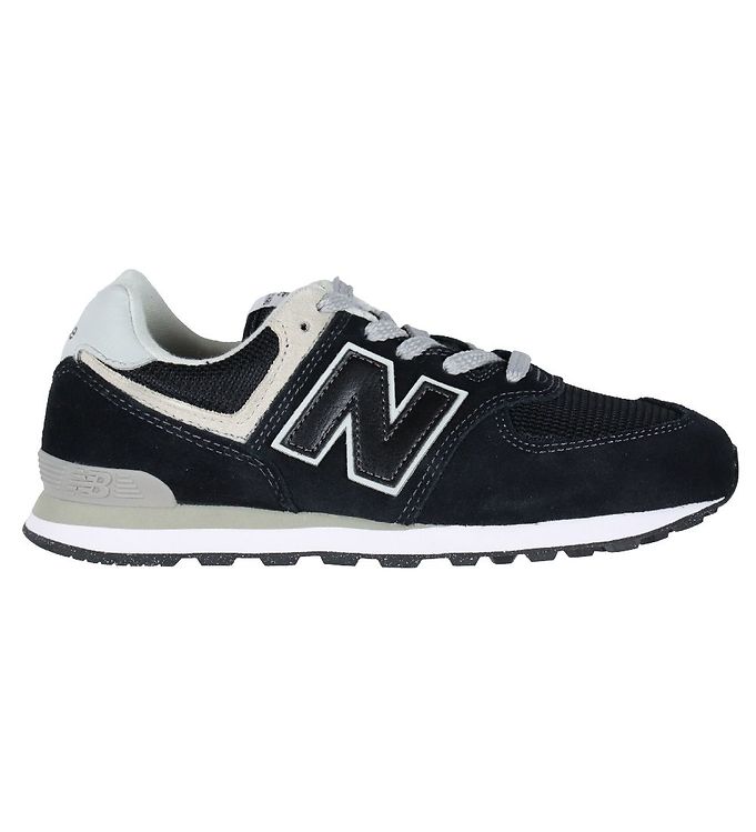 New Balance Sko - 574 - Sort/Hvid » hjemmelevering i Danmark