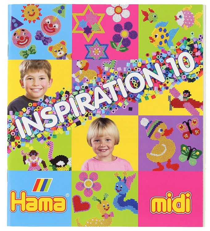 Image of Hama Midi Inspirationsbog - Nr 10 - OneSize - Hama Bog (111400-609941)