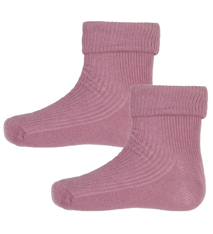 Minymo Strømper - 2-Pak - Gl. Rosa
