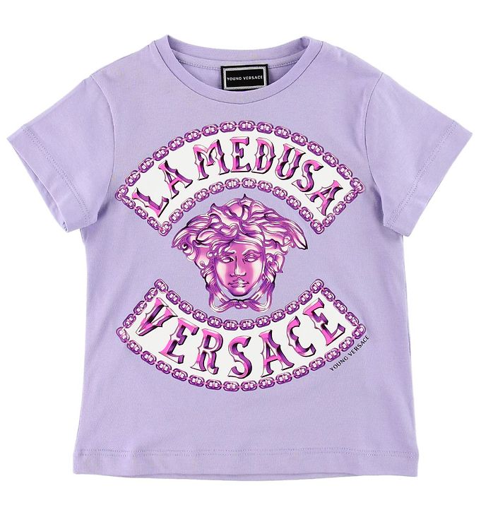 Billede af Young Versace T-shirt - Lavendel m. Medusa