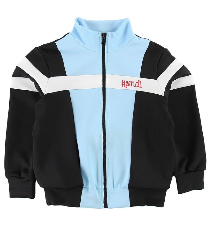 Image of Fendi Kids Cardigan - Sort/Lyseblå (114930-630475)