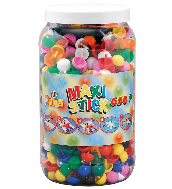 Hama Maxi Stick Stifter 650 Stk Multifarvet OneSize Unisex