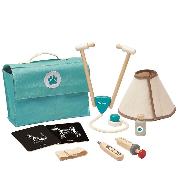 Image of PlanToys Dyrlægesæt - OneSize - PlanToys Legetøj (119113-649232)