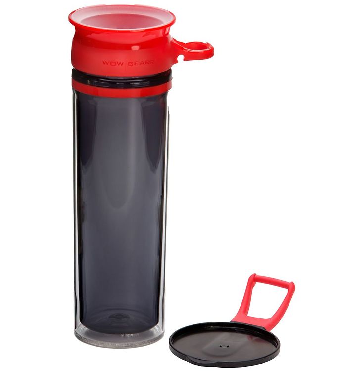 Image of Wow Cup Drikkedunk - Tritan - 600 ml - Rød/Sort - OneSize - Wow Cup Drikkedunk (119103-649222)