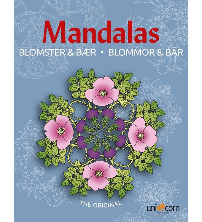Image of Mandalas Malebog - Blomster & Bær - OneSize - Mandalas Malebog (120337-655410)