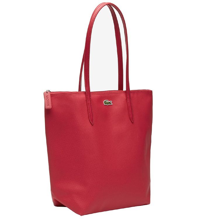 Lacoste Shopper  Vertical Shopping Bag  Kirsebærrød