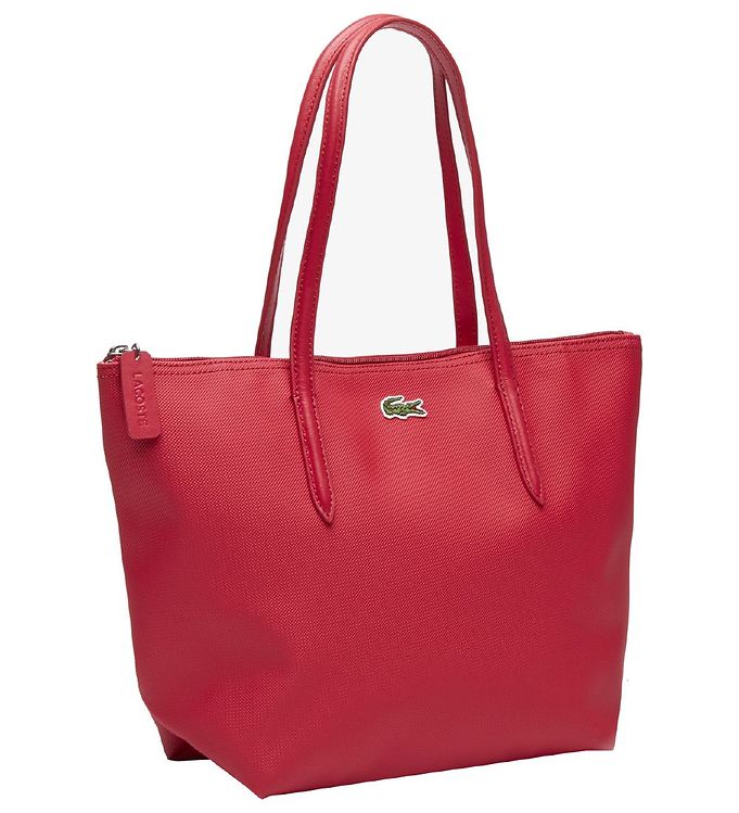 tromme Ja højttaler Lacoste Shopper - Small Shopping Bag - Kirsebærrød