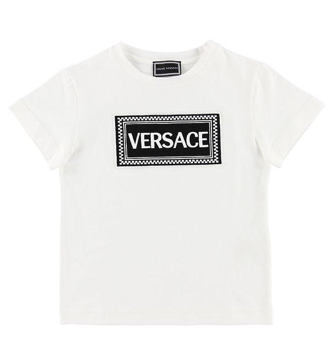 Billede af Young Versace T-shirt - Hvid m. Logo